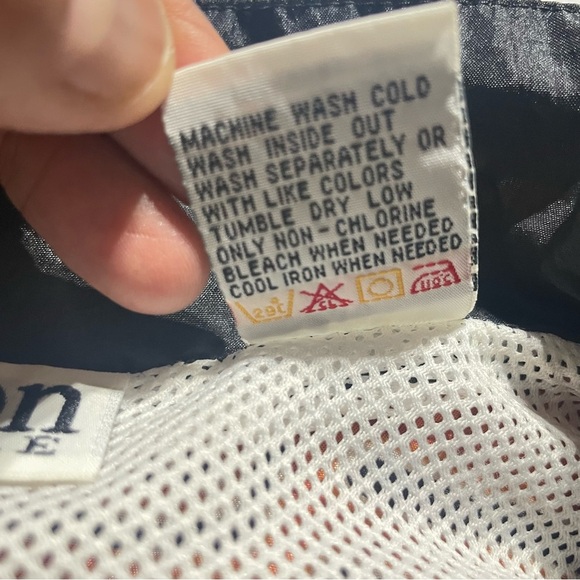 Vtg Avon Style Women’s Nylon Zip Jacket Small – Orange Tribal Print Windbreaker - Picture 11 of 13